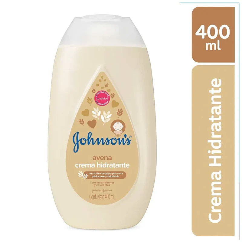 Crema liquida Johnsons Avena x 400 ml