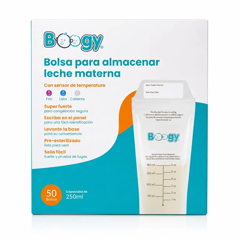 Bolsas Leche Materna Boogy x50 – 250ml