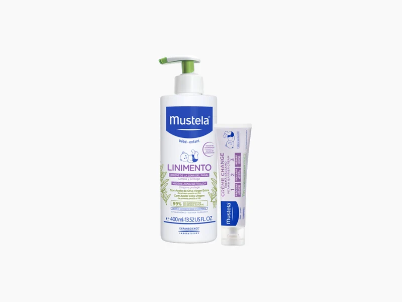 Kit cambio de pañal: limpiar y proteger el culito del bebe