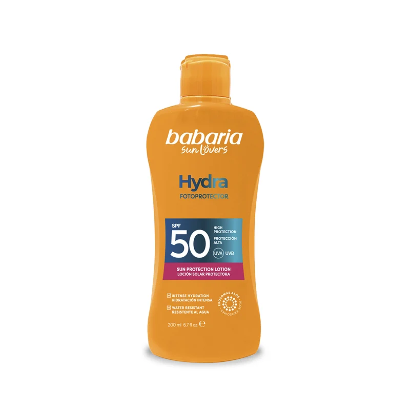 Leche solar aloe hydra spf50 Babaria 200ml