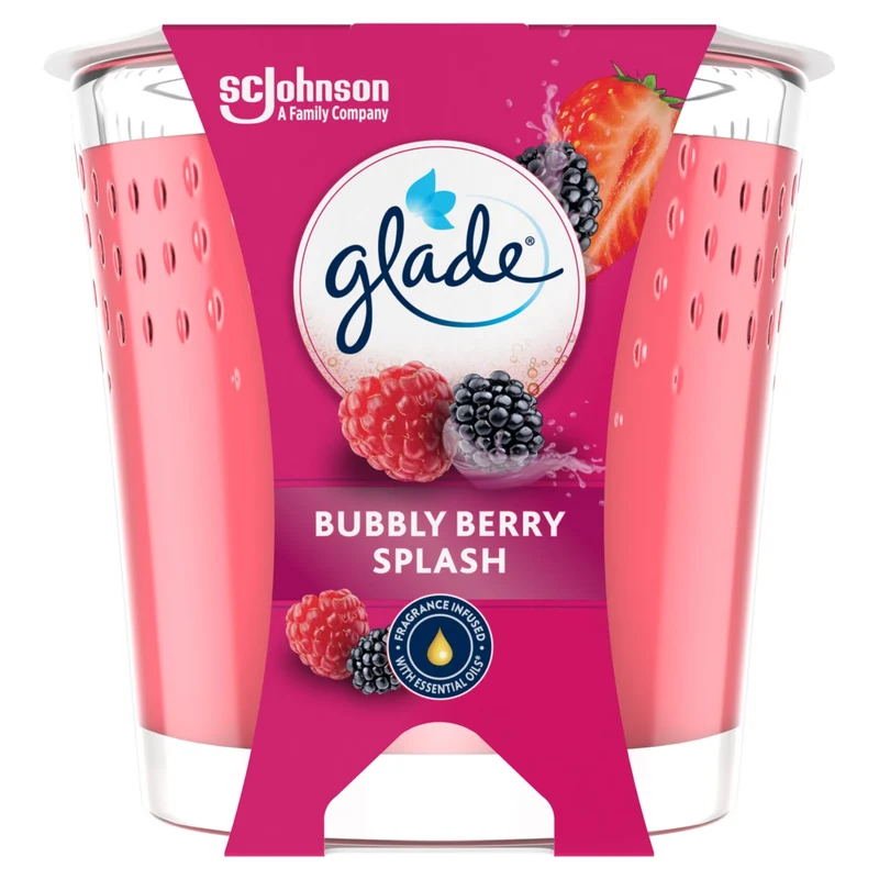 Ambientador vela bubbly berry Glade 112ml