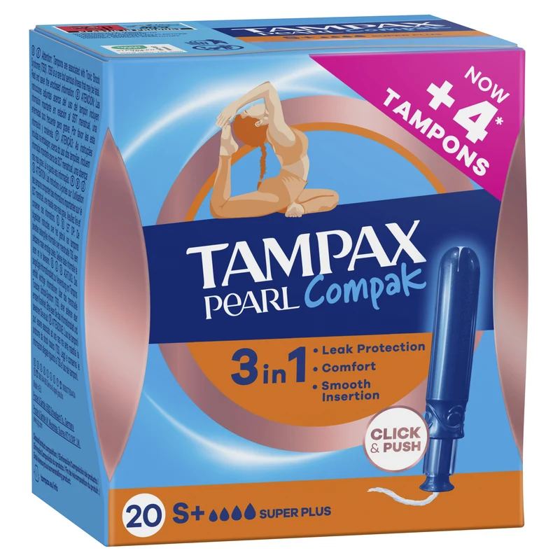 Tampón super plus Tampax 20u