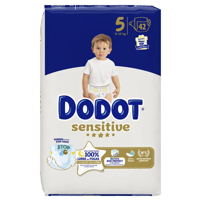 Pañal sensitive t5 Dodot 42u
