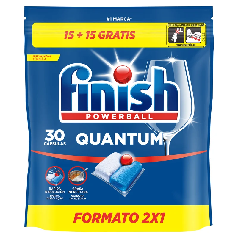 Lavavajilla máquina quantum Finish 15+15d