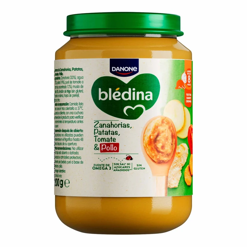 Potito crema pollo/patata/zanahoria Blédina 200g