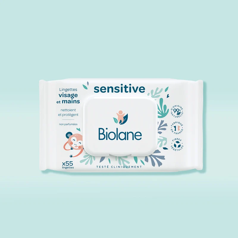 Toallitas Cara y manos sensitive