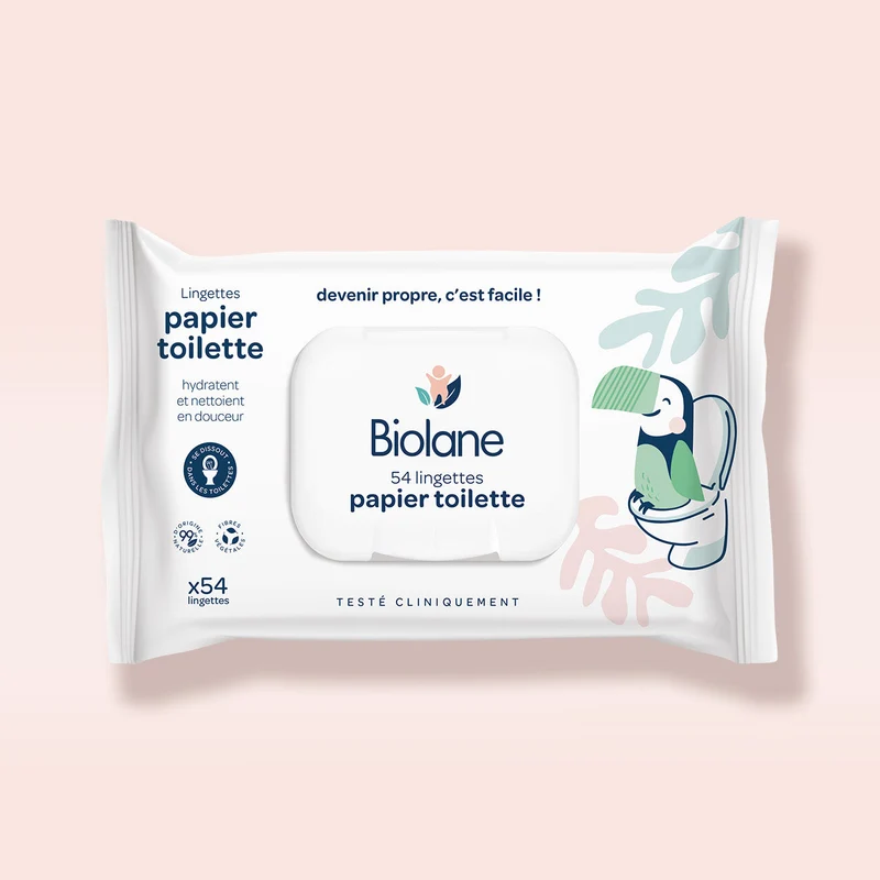 Toallitas de papel higiénico Biolane