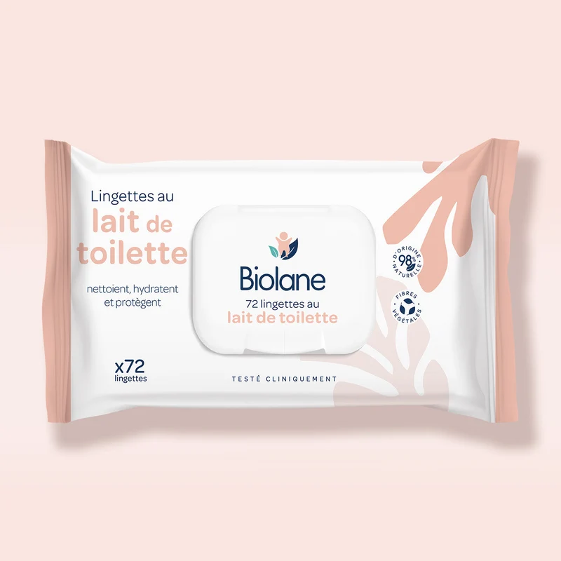 Toallitas con leche limpiadora