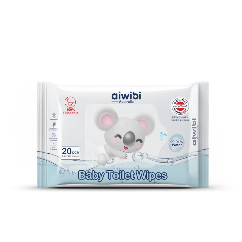 100% Biodegradable Toilet Wipes