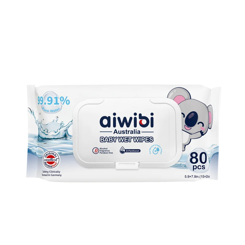 99.91% Pure Water D-Panthenol Wipes