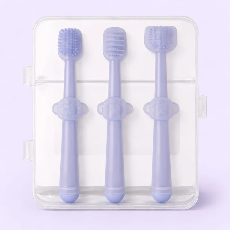 Set cepillo x3 encías, lengua y dientes