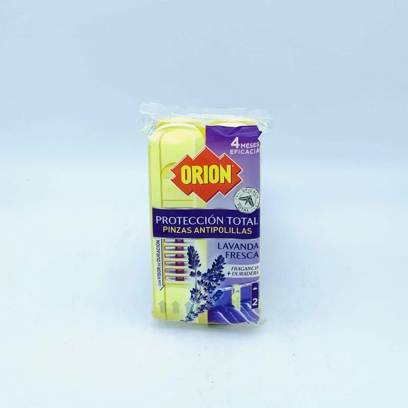 Pinzas Antipolillas Lavanda Fresca Orion