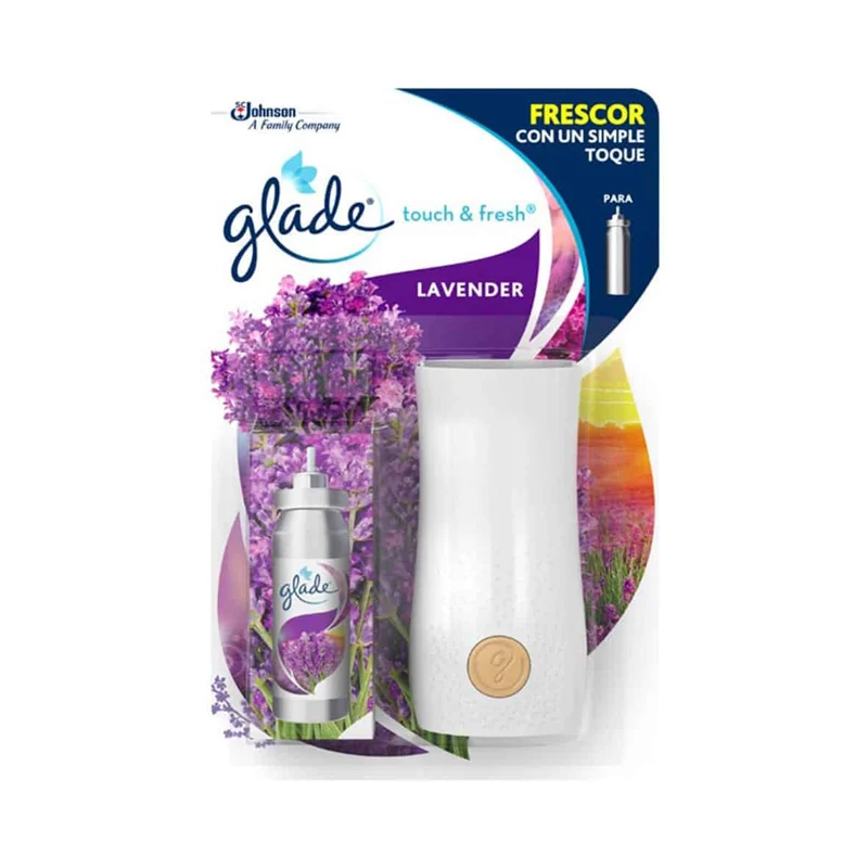Ambientador + Recambio Lavanda Glade Un Toque