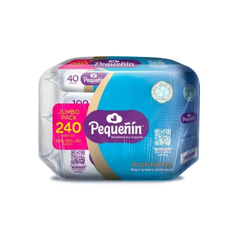 Toallitas pequeñin Acolchamax x 240 Unds