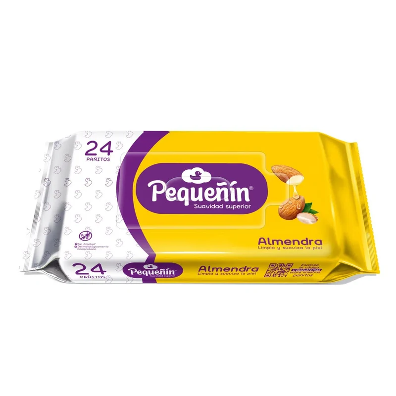 Toallitas Húmedas Pequeñín Almendra x24 unidades