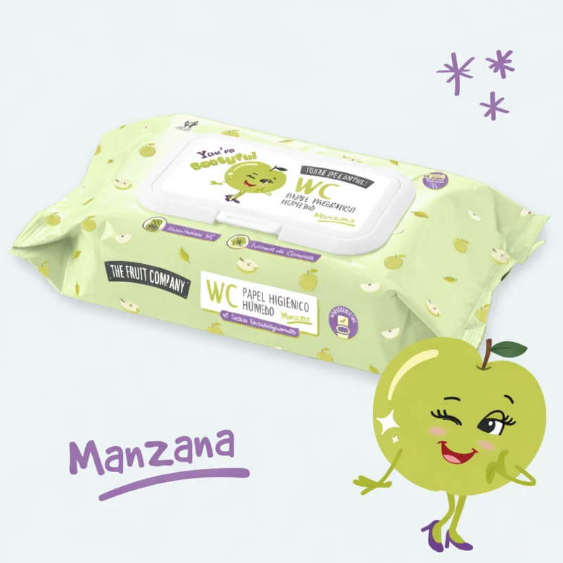 Toallitas Húmedas Manzana - THE FRUIT COMPANY