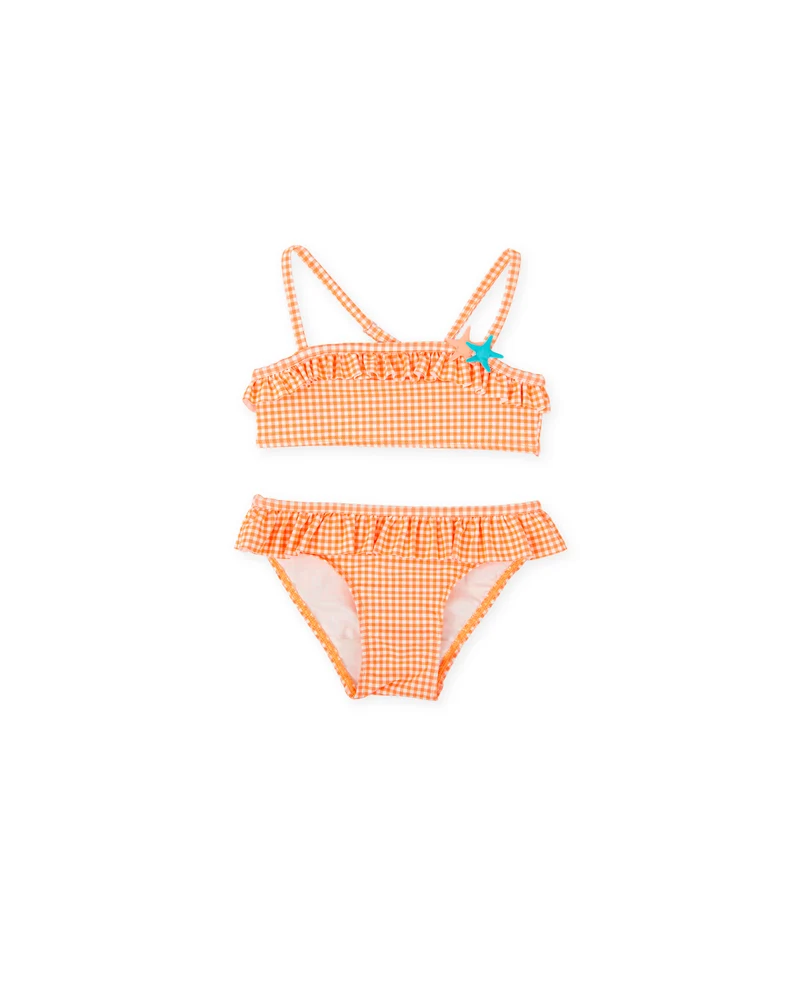 BIKINI VICHY NARANJA