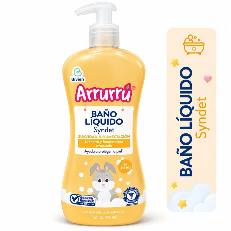 Baño Líquido Arrurrú Syndet 400 ml