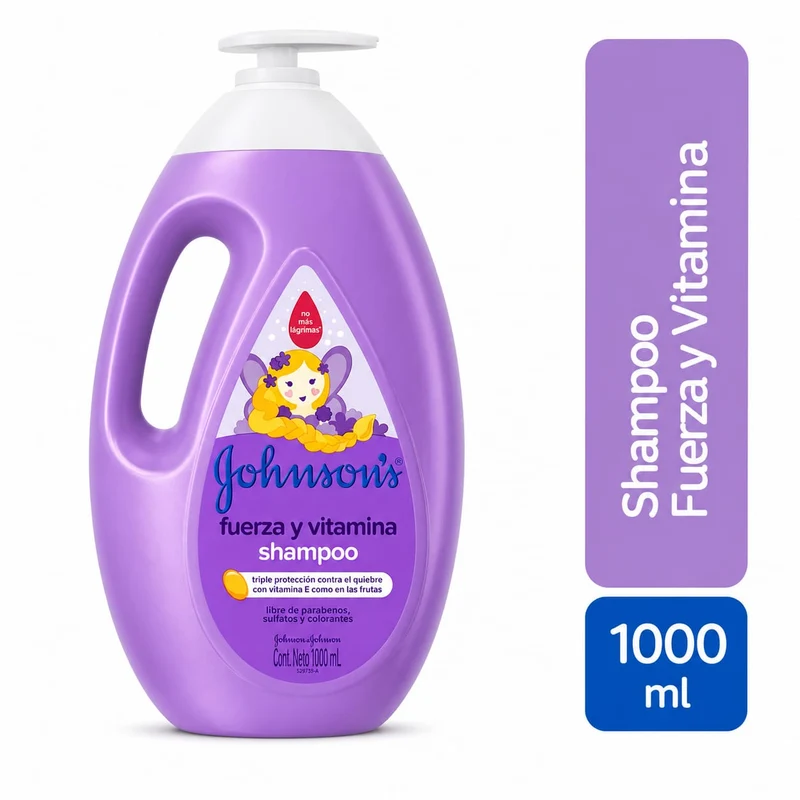 Shampoo Johnson’s Fuerza y Vitamina 1000 ml