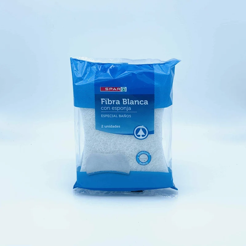 Fibra Blanca Con Esponja SPAR