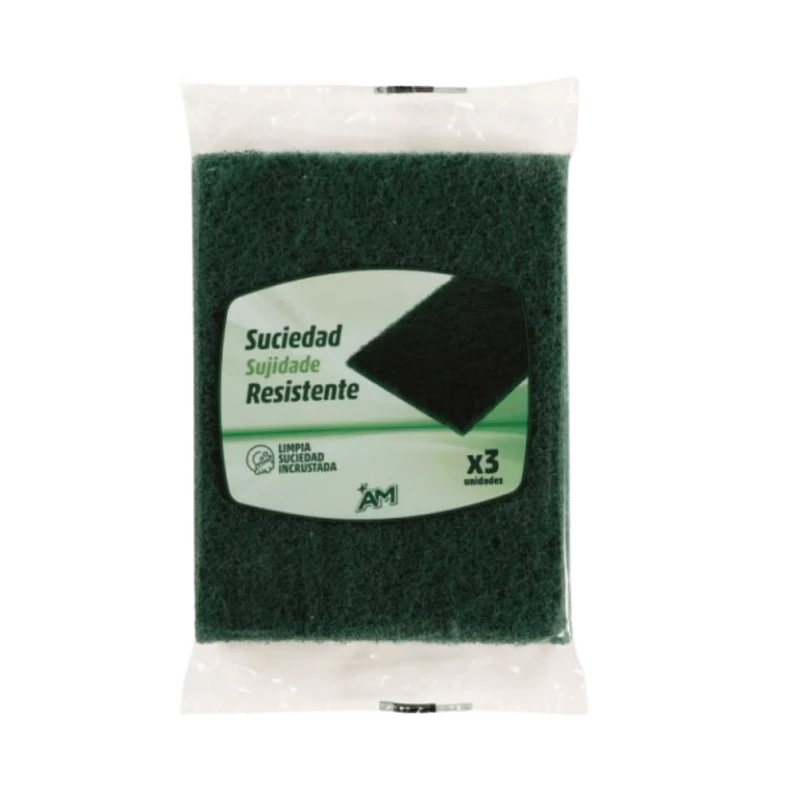 Estropajo Suciedad Resistente AM 3u