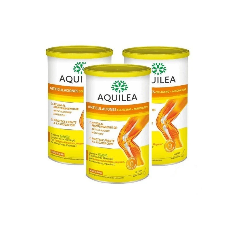 AQUILEA Mobility Complex Colágeno y Magnesio Sabor Limón DUPLO 2x375gr