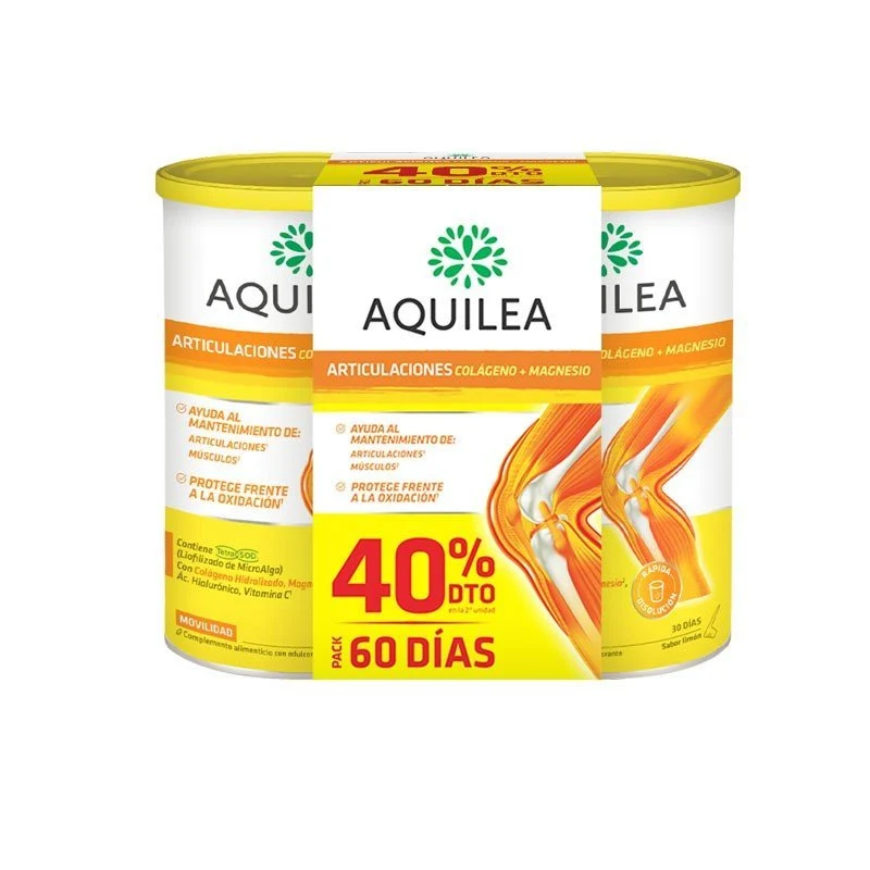AQUILEA Mobility Complex Colágeno y Magnesio Sabor Limón TRIPLO 3x375g