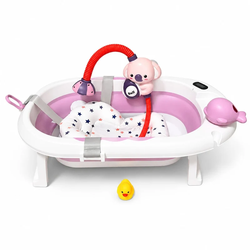Bañera Plegable con Ducha