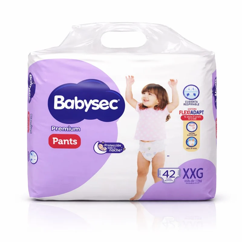 Pañales Babysec Premium Pants etapa 5/ XXG X 42 unds