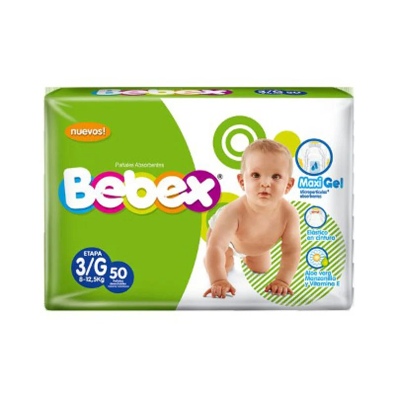 Pañales Bebex Etapa 3/G x 50 Unds