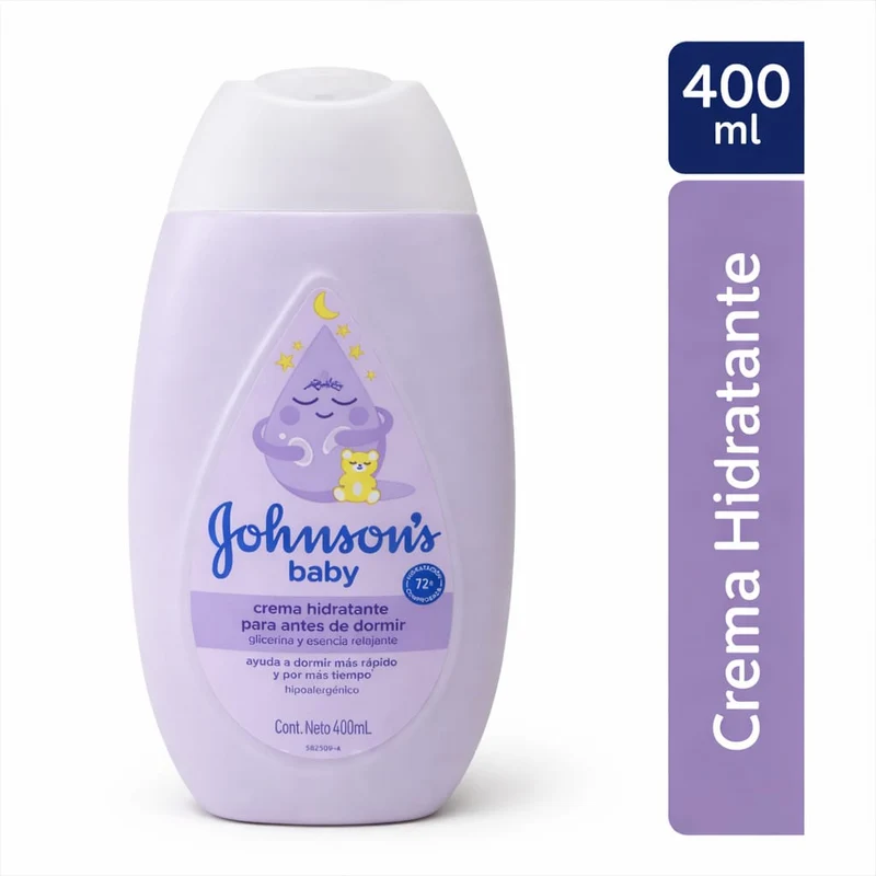 Crema liquida Johnsons para antes de dormir x 400 ml