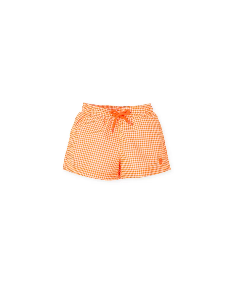 BÓXER VICHY NARANJA