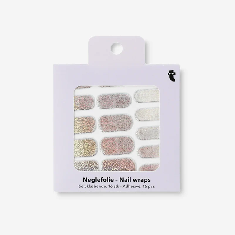 Adhesive nail polish wraps - Holographic