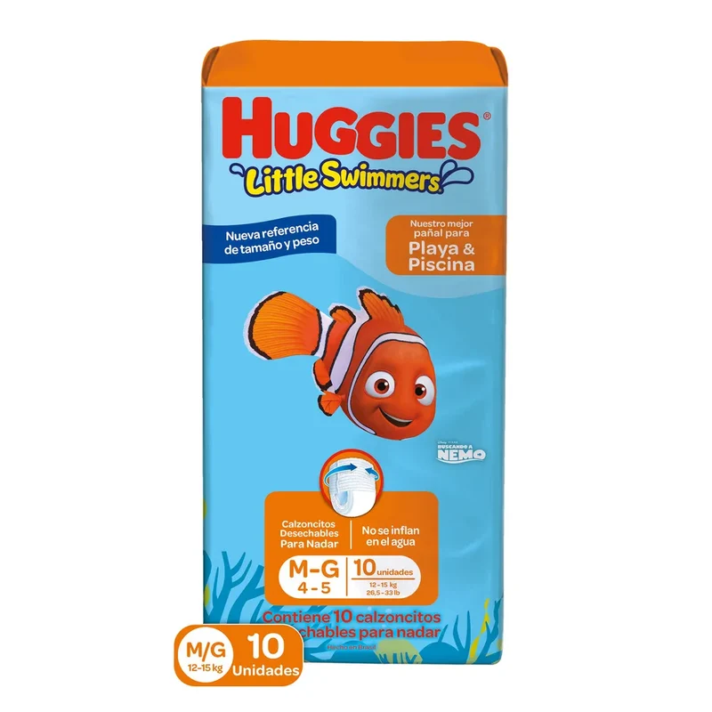 Pañales De Piscina Huggies Little Swimers Talla M/G