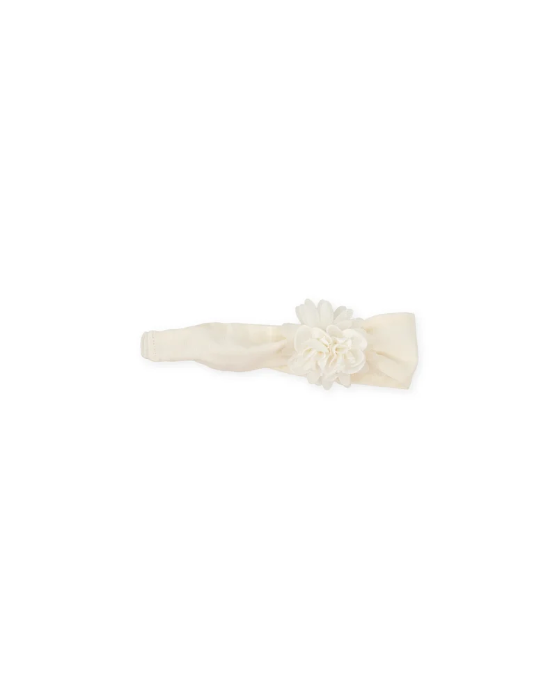CINTA LINO FLOR BLANCA