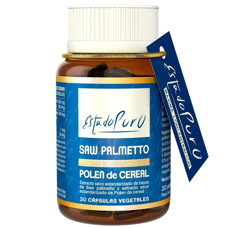 Tongil Estado Puro Saw Palmeto Polen de Cereal 30 Cápsulas