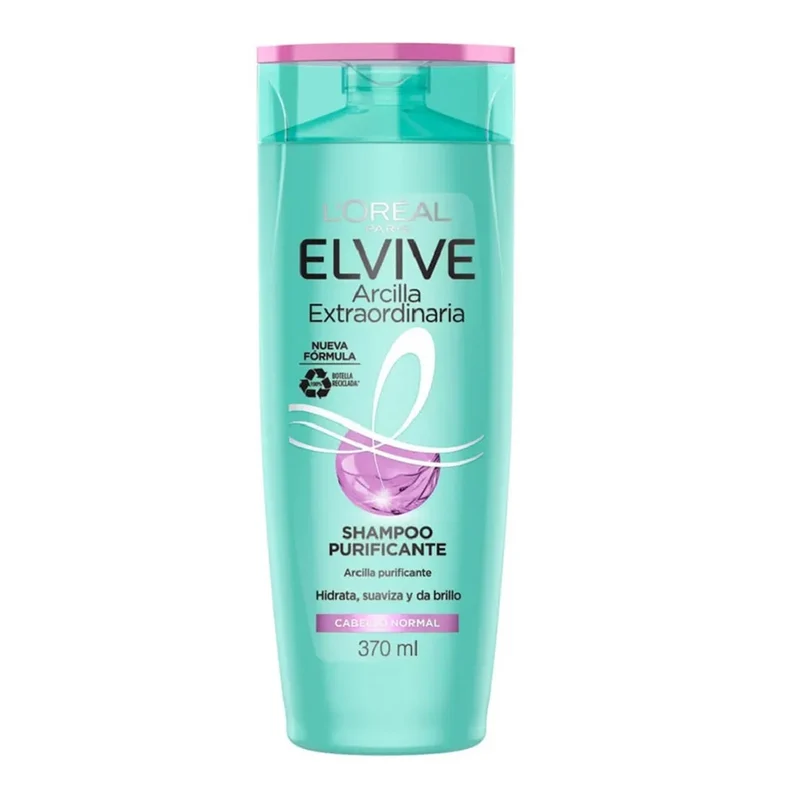 Elvive Shampoo Arcilla Extraordinaria X 370Ml
