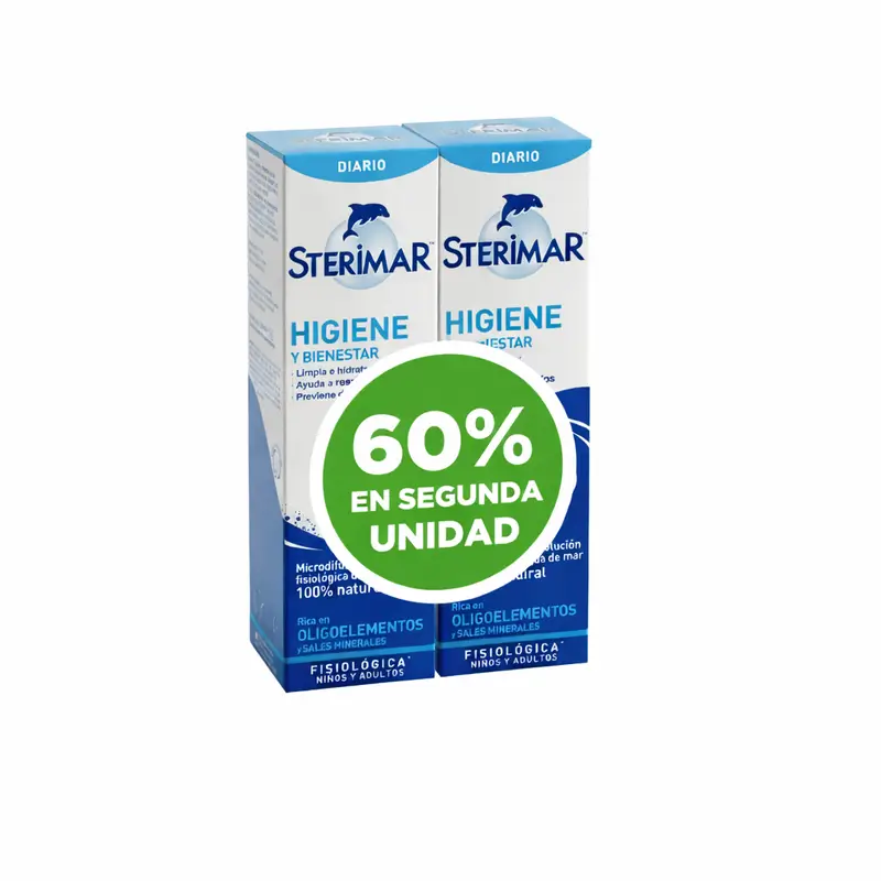 Sterimar Hyb, Pack 60% Gratis 2ªud , 100 + 100 ml