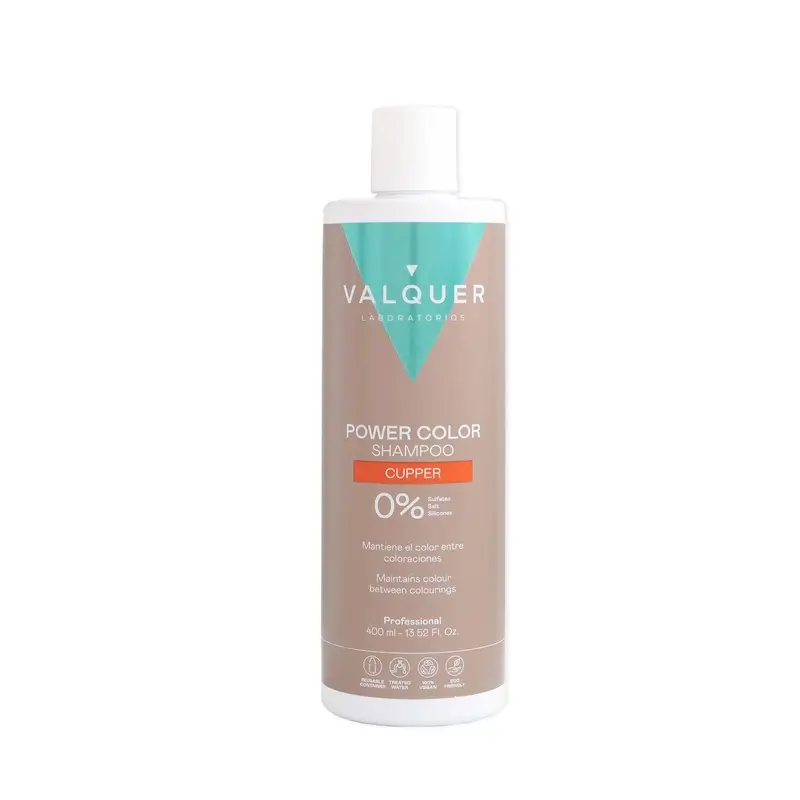 Valquer Champú Color Cobre - Power Color , 400 ml