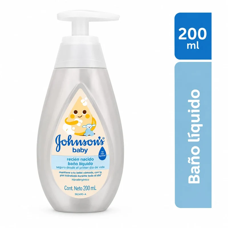 Baño liquido Johnsons Recien nacido x 200 ml
