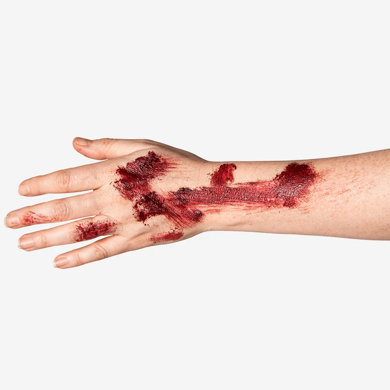 Fake scab kit with sponge