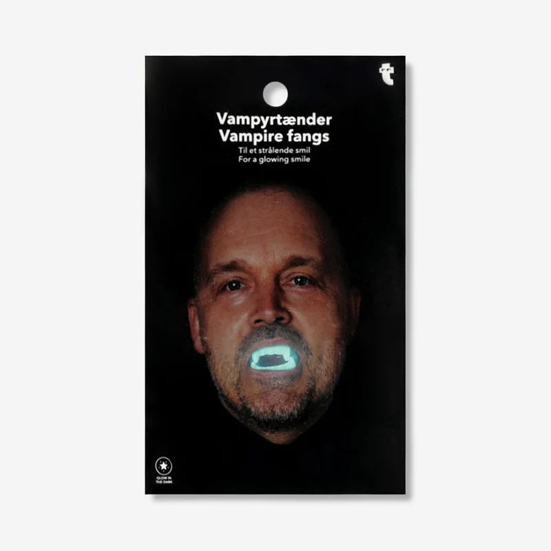 Glow in the dark vampire fangs - One size