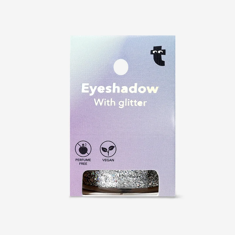 Glitter eyeshadow flakes - Silver