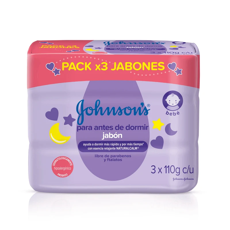 Jabón Johnson Baby Relajante x 3