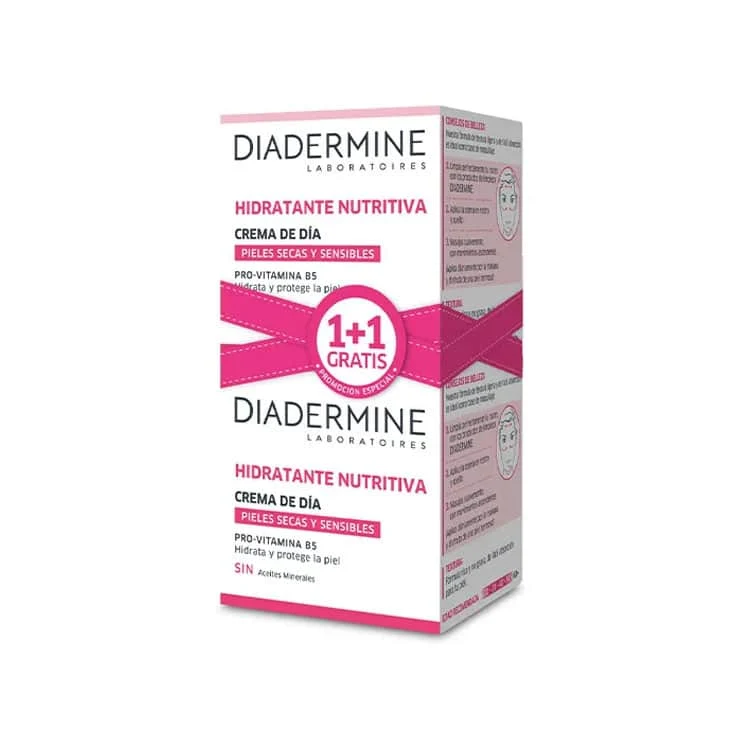 Diadermine Crema Hidratante Nutritiva Pieles Secas y Sensibles