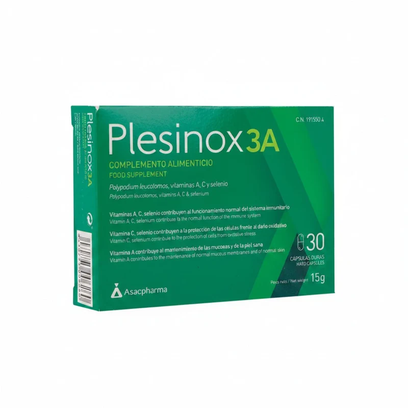 Atache Plesinox 3A 30 Cápsulas