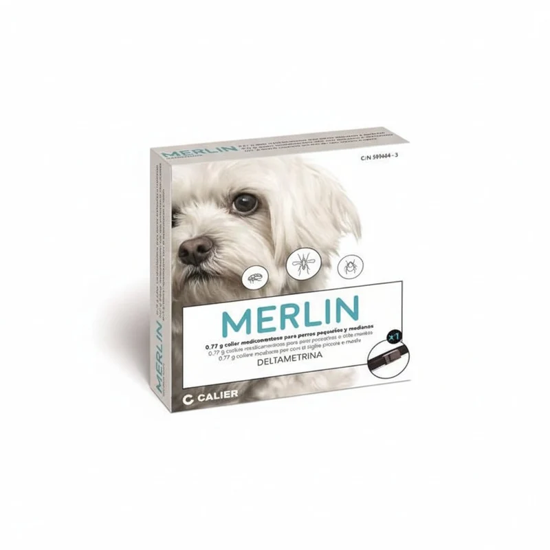 Calier Merlin Collar Antiparasitario Perro 48 cm 1 ud