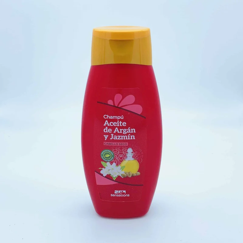 Sensations Champú Aceite de Argán y Jazmín para Cabellos Secos