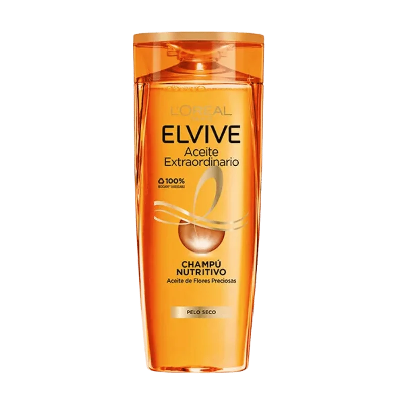 Elvive Champú Aceite Extraordinario Nutritivo