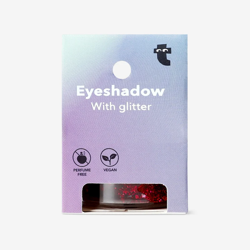 Glitter eyeshadow flakes - Plum
